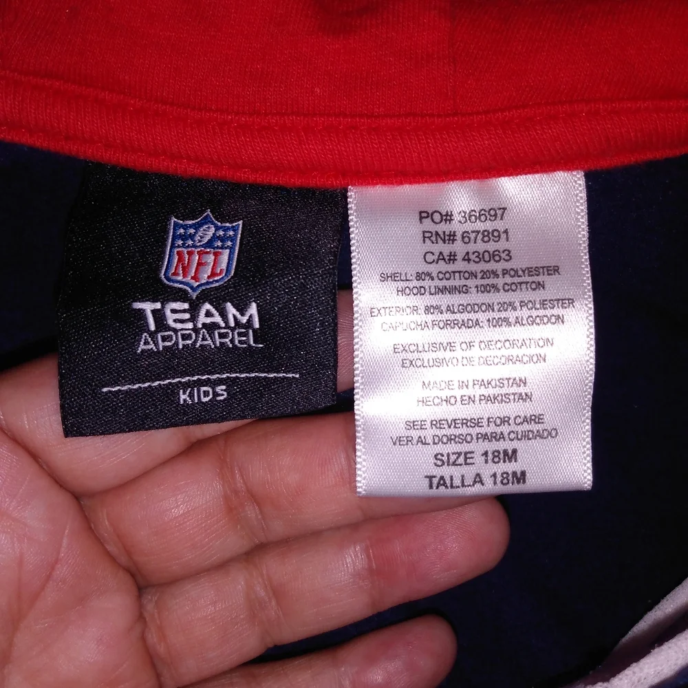 New England Patriots Hoodie NFL Team Apparel